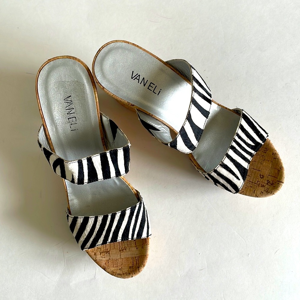 Van Eli Animal Print Wedges